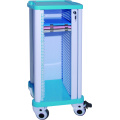 Economic ABS Plastic Medical Service Cart Hospital Paciente Caso Record LoRLley MSD58